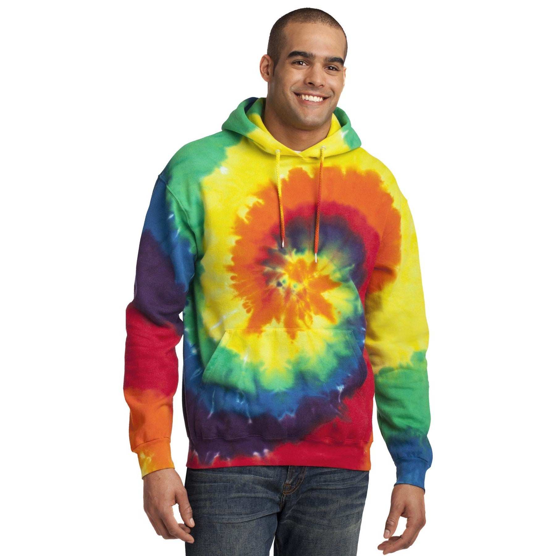 Port & Company-Port & Company® Tie-Dye Pullover Hooded Sweatshirt. PC146-MedTech-9